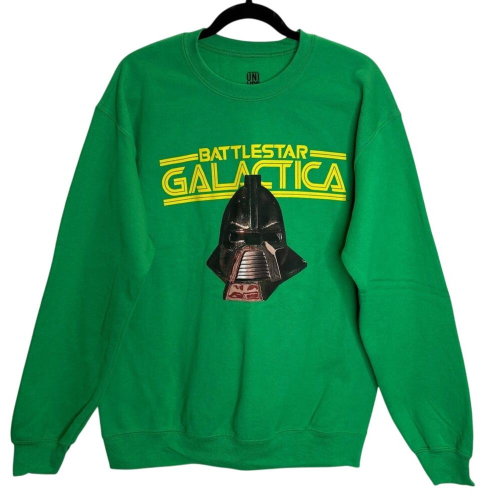 Universal Studios Battlestar Galactica Green Pullover Sweatshirt